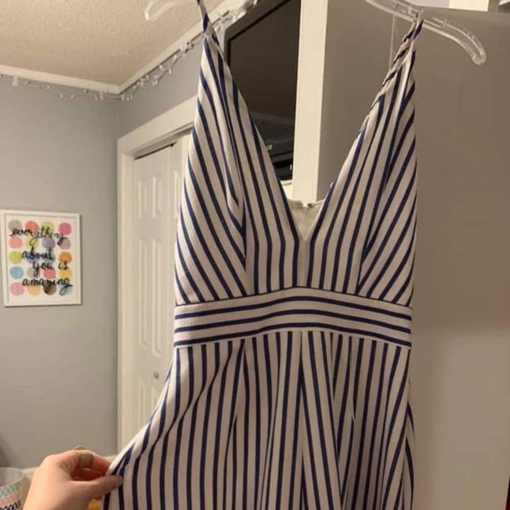 Cute striped romper